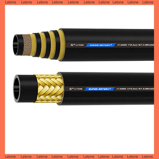 Lt SA6992 Super Artery Exceeds Rubber Hose Manufacturers Steel Wire High Pressure Hose Rubber Pipe for Oil Types of Hydraulic Hoses and Fittings