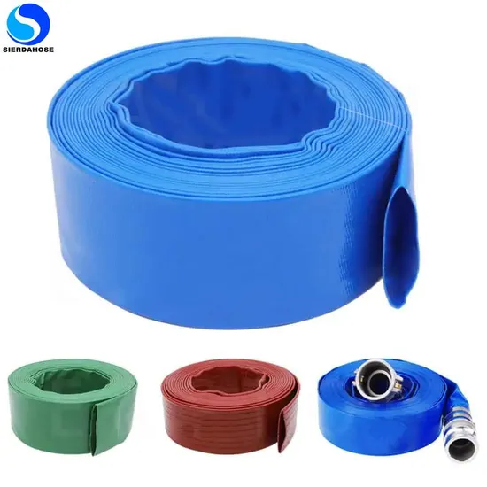 Flexible PVC Layflat Hose Colorful Drainage Hose for Garden Water Supply, Agricultural Irrigation or Heavy Duty Drainage of Liquids