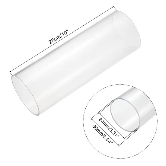 Shenghang Plastic Transparent Clear Acrylic PMMA Round Tube with Custom Size