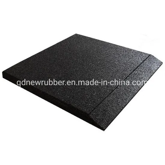 Popular Pattern Rubber Threshold Ramp with Beveled Sides