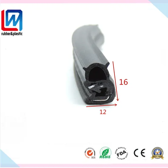 Customized Rubber Gasket Seal EPDM Rubber Weather Strip Co-Extrusion Profile for Auto