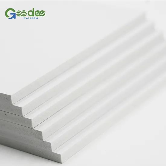 8mm 0.4-0.65 Density China Manufacture Hot Sale PVC Foam Sheet