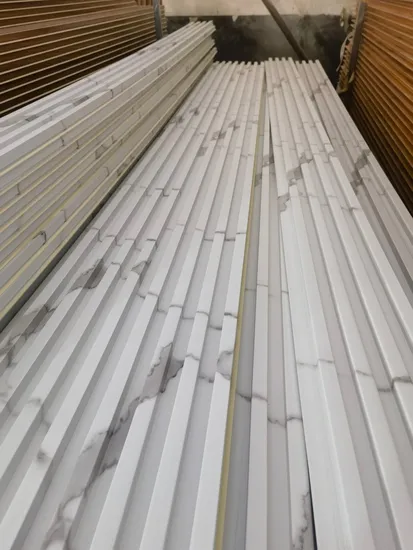 Yonghong Construction Decoration High Quality Waterproof Interior WPC Material Fluted Wall Panel