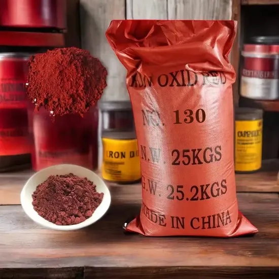 China Manufacturer Cement Pigment Red/Yellow/Oran/Ge/Blue/Black/Brown Iron Oxide