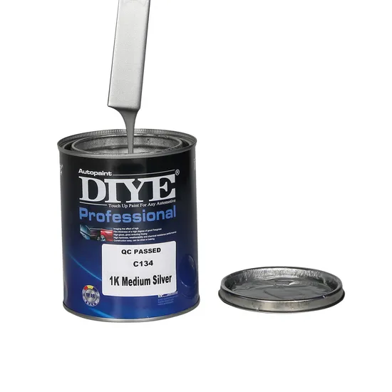 C134 1K Medium Silver The Silver Powder Is Evenly Distributed Hot Selling China Factory Price Automotive Paint for Car Refinish
