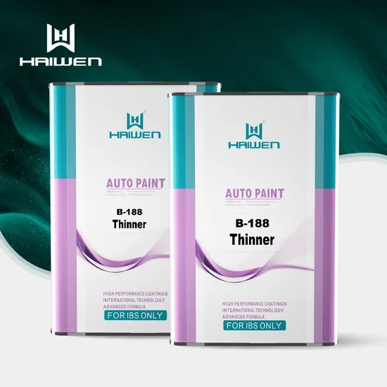 Haiwen Automotive Paint Factory Supplies High-Quality Fast-Drying and Slow-Drying Standard Thinner