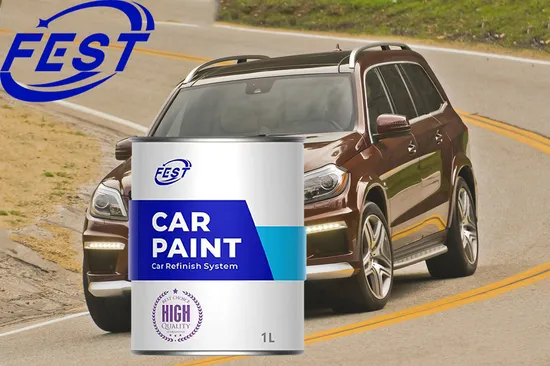 Car Repair Top Coating Excellent Coverage Glossy Acrylic 1K Refinish Paint