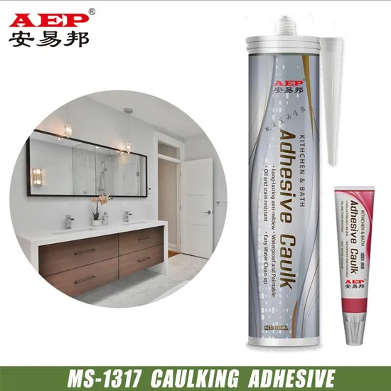 China Factory Modified Ms Polymer Caulking Paintable Joint Mastic Adhesive Sealant