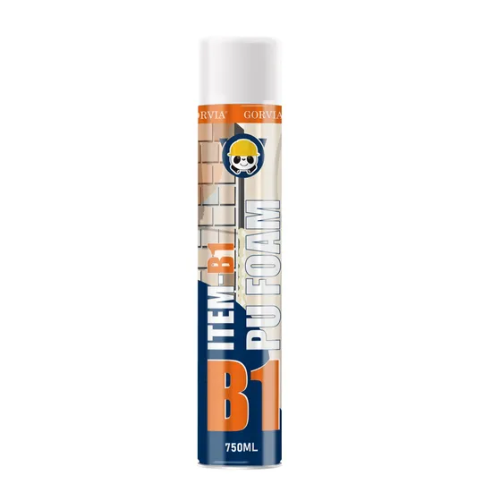 Fire Rated 750ml B1 Fireproof Foam Spray Polyurethane Spray Foam PU Foam Sealant