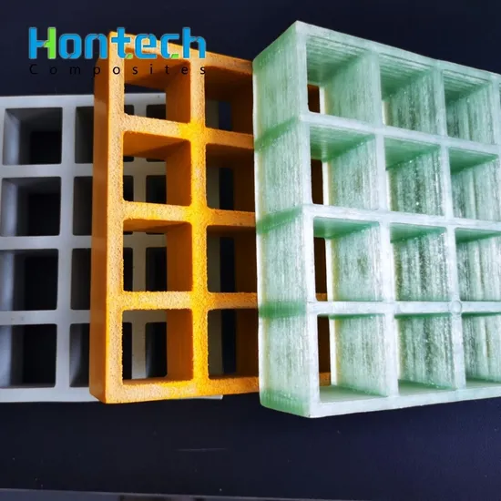 Corrosion Resistant High Strength Fiberglass Reinforcing Plastic GRP FRP Grille/Grating