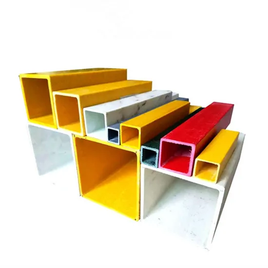 Hot Selling High Strength FRP Pipe Pultruded Profiles 40*40*4mm FRP Square Tube