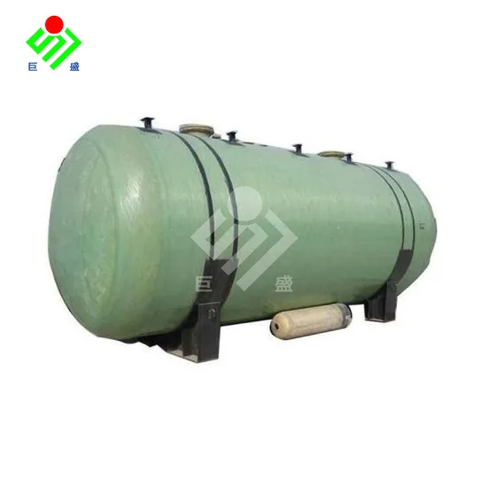 Fiber-Reinforced Plastics Chemical Storage Tank Diameter 200 mm X 1200 mm Height Horizontal GRP/FRP Tank