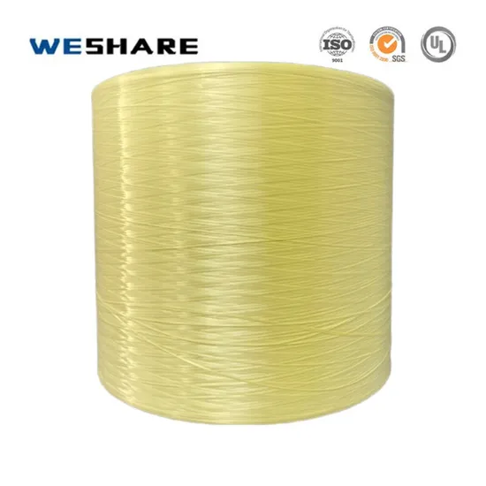 Heat Resistant Yellow Aramid Yarn with Long-Term Stability for High-Speed Transmission Cables