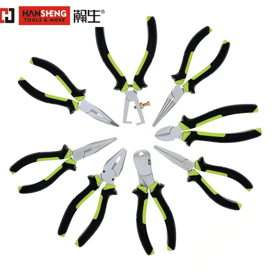 Professional Hand Tools Combination Pliers, Diagonal Cutting, Long Nose