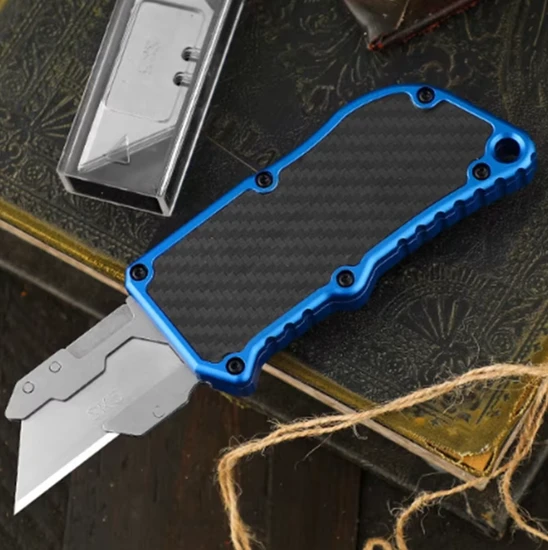 Hot Sale Sk5 Steel Razor Knife Aluminum Shell Box Cutter Utility Knife