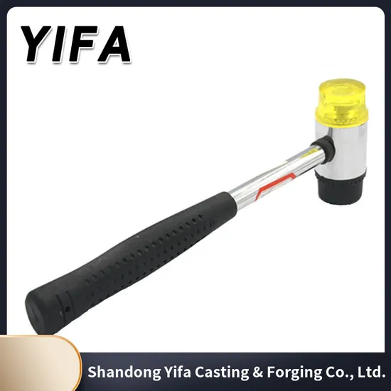 Top Grade Mason Hammer in Namibia with Yellow and Black Fiber Handle Geological Hammer