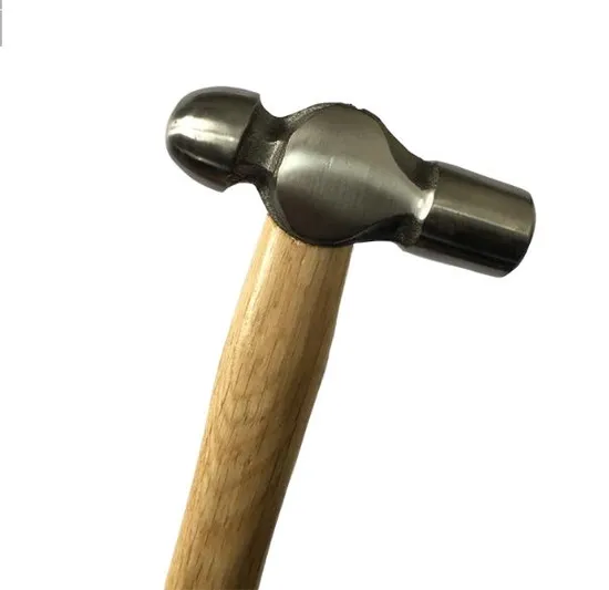 Factory Price High Carbon Steel Ball Hammer with Wooden Handle