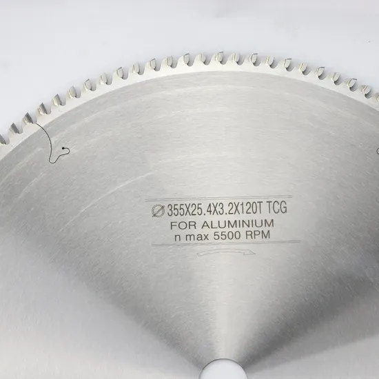Tungsten Carbide Aluminum Tct Circular Saw Blade for Cutting Aluminum