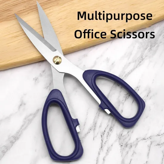 Scissors, Multipurpose Office Scissors, Ultra Sharp Shears, Comfort-Grip Handles Household Scissors, Sturdy Sharp Craft Supplies--Small Size 19.3X8.2cm