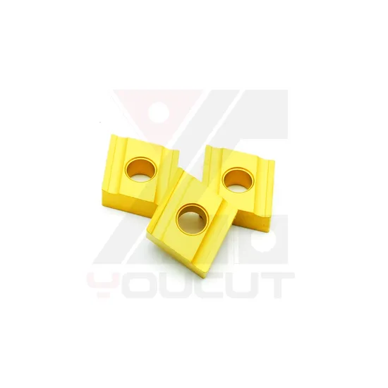 CNC Turning Insert Square Carbide Inserts Lathe Milling Tools Indexable Internal Turning Tool Yellow/Gold Coated for Stainless Steel