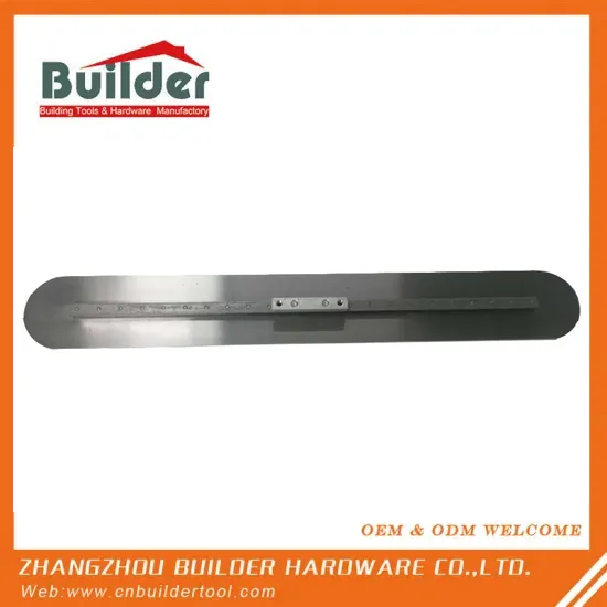 Concrete Tool Fresno Trowel Rounded End Blade in Carbon Steel