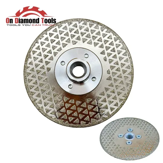 Double-Sided Electroplated Saw Blade for Marble