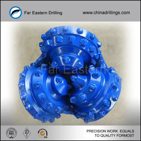 8.5′ 215mm IADC537 Tricone Roller Cone Bit Factory Hard Rock Well Drilling