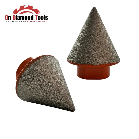 Diamond Vacuum Brazed Chamfering Tool Milling Bit for Ceramic Tile Quartz