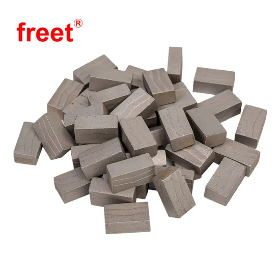 Freet T6.5mm Multi Diamond Segments 24*8.4/7.6*15mm for Cutting Sandstone Granite Block