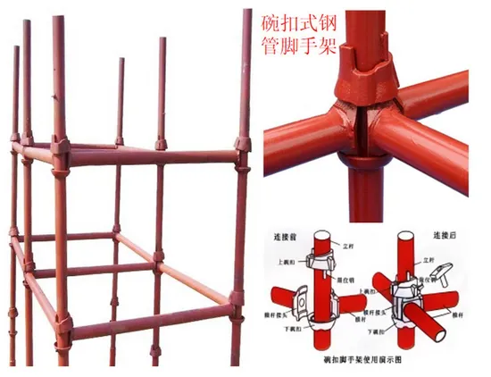 High Quality Cuplock System Steel Plank Scaffold Brace Scaffold