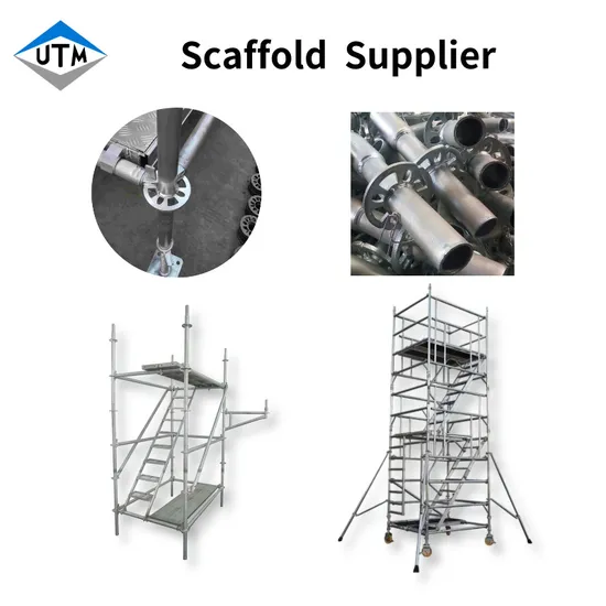 OEM As1576 Australian Standard Adjustable Mobile Rolling Steel / Aluminum Layher Ringlock Scaffolding System Aluminium Scaffold for Construction