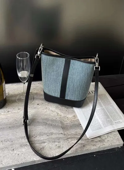 OEM Customized Factory Bucket Bag for Women Fashion Ladies Summer Simplicity Crossbody Handbag Shoulder Purse