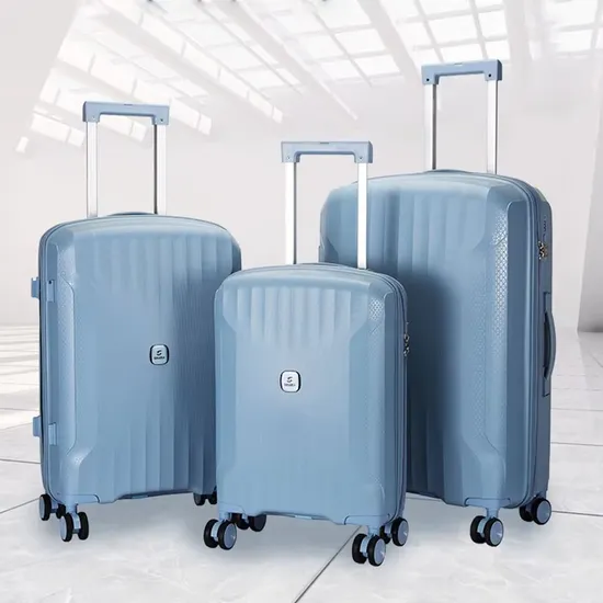 Promocionales Maletas De Viaje Con Ruedas 3PC Hard Trolley PP Designer Travel Luggage Suit Case