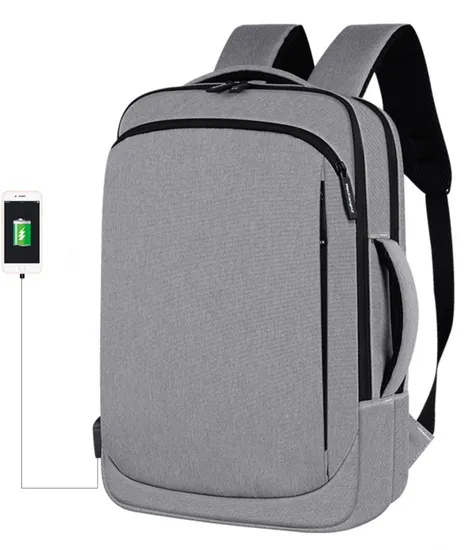 Amazon Waterproof Grey Black Business Computer Notebook Laptop Backpack Bag for Men