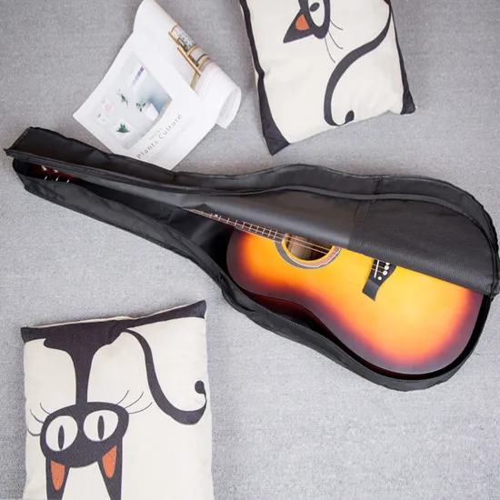 Chinese Factory Guitar Parts Cheap Price Guitar Carry Bag 420d Waterproof Oxford Cloth 38/39/40/41inch Universal Acoustic/Classical Guitar Bag