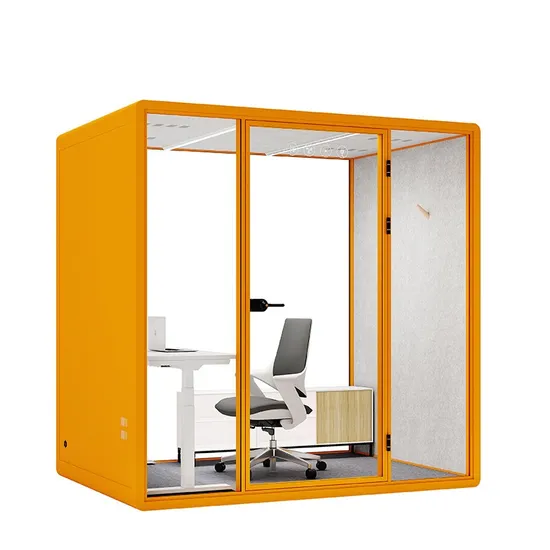 Factory Price Office Meeting Booth Acoustic Sound Proof Room Noise Reduce Private Silence Office Pod Silence Booth