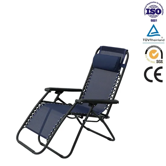 OEM Liegestuhl Kursi Malas Tumbona Transat Portable Travel Leisure Zero Gravity Recliner Folding Camping Chair Garden Beach