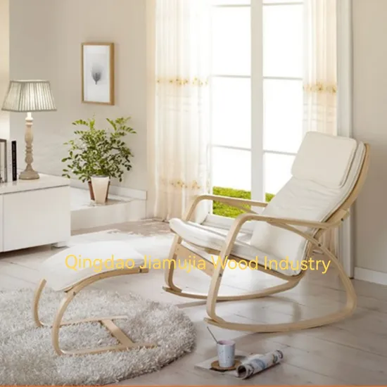 Bentwood Modern Style Wood Relax Chair with Rocking Function