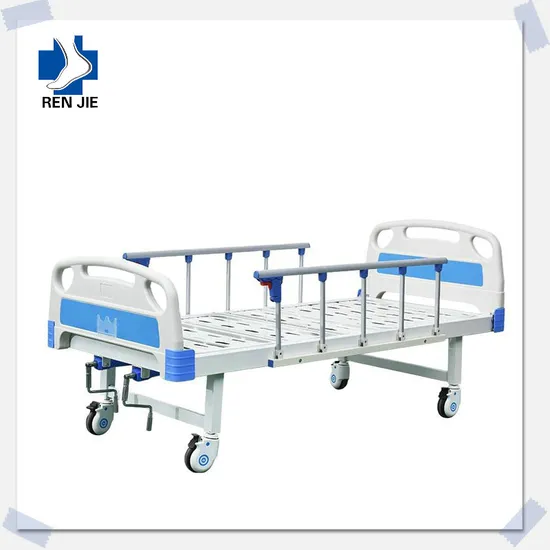 Factory Wholesale ABS Manual Double Shake Two-Function Nursing Bed Elderly Patient Hospital Bed