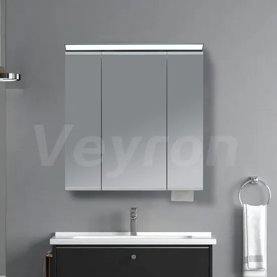 Smart Modern Home Decoration Furniture Sanitary Sanitaryware Ware Bathroom LED Port Wall Glass Mirror/Espejos Espelhos De LED Vanity Storage Cabinet with Light