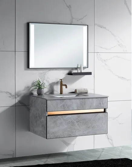 Ss6092 Bathroom Vanity Set with LED Lighted Smart Mirror