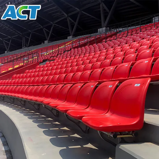 UV Stable Plastic Soccer Stadium Seats with Backs for Public Area of Guangzhou