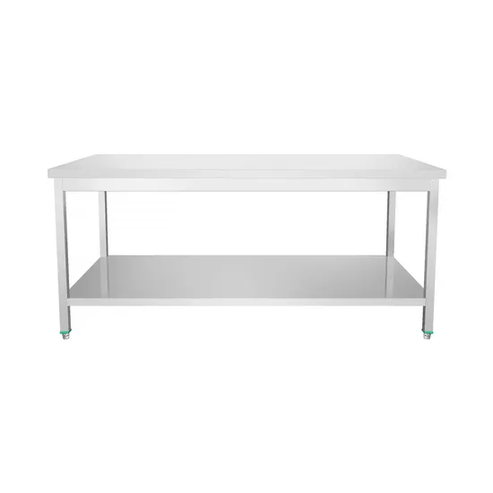 Commercial Two Layers Worktable Stainless Steel Workbench