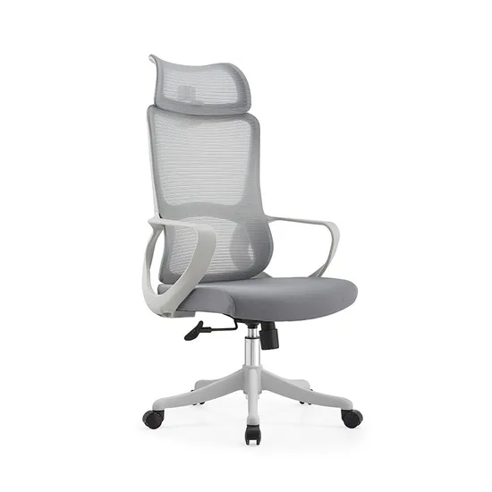 Aston Swivel Office Chair with Headrest Adjustable Height Mesh Back