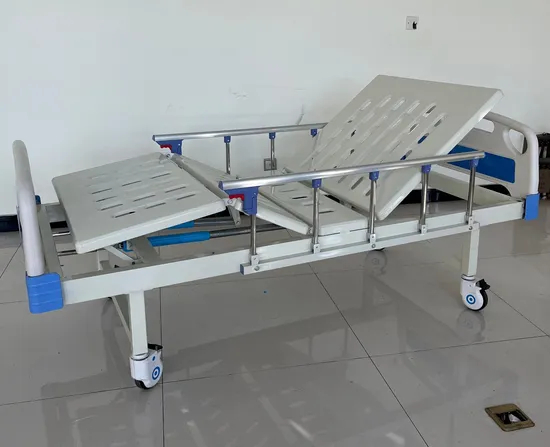 ABS Manual Multi-Function Double-Rocker Nursing Bed in Hospital Outpatient Department