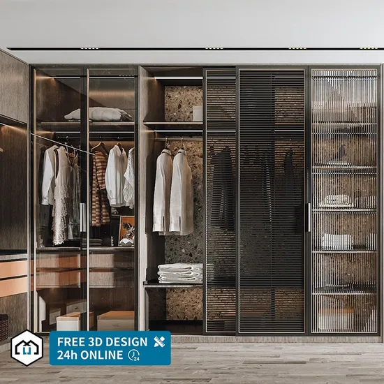 High Quality 5 Years New Closet Walk in Clothes Bedroom Wardrobes Wardrobe