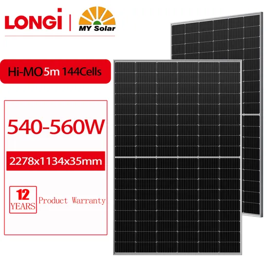 Longi/Mysolar Hi-Mo5m Lr5-72hph 540W 545W 550W 555W 560W Solar Panel Sun Peice for Home Power System