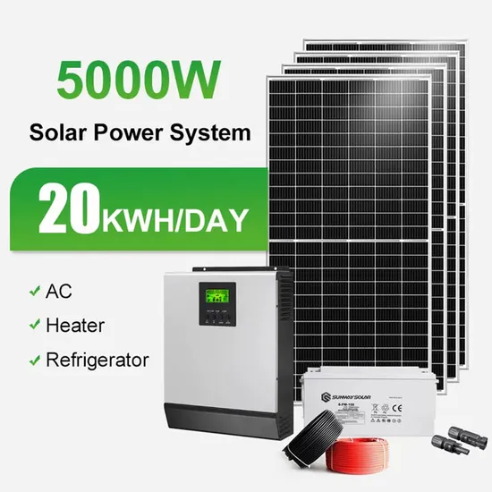 Solar Panel Power System 3kw 5kw 10kw 15kw 20kw 25kw Home Energy Storage Power on/off-Grid Hybrid System 5 Kilowatts Inverter and Lithium Battery