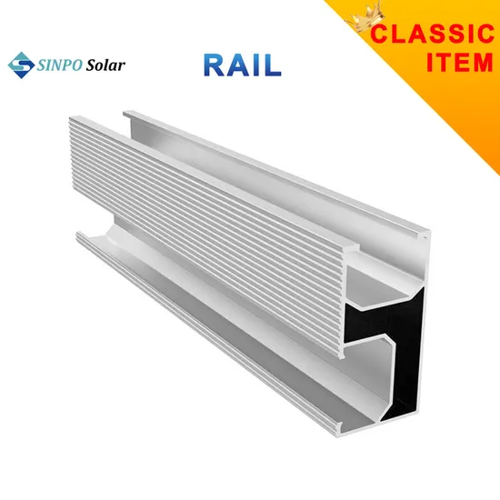 Lightweight Aluminum Rail for Solar Panel Mounting System