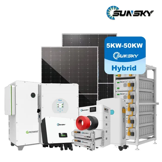 off Grid Solar Energy 20kw 30kw with 50kwh Lithium Battery Storage System